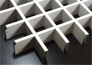 modern Grating Logam Grid Ceiling Construction material Untuk sistem suspensi langit-langit