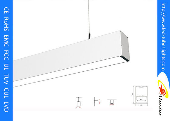 2600K Commercial LED Linear Mengganti Warna Hanging Pendant Lights 49mmX70mm