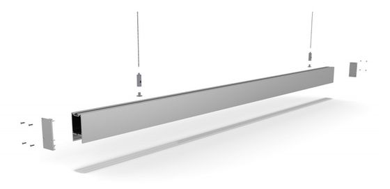 2600K Commercial LED Linear Mengganti Warna Hanging Pendant Lights 49mmX70mm