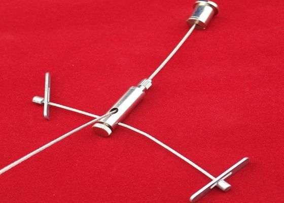 1,0 mm / 1,6 mm Kabel Kawat Pendant Cahaya Kit Stainless Steel Side Exit Palang Gripper Kabel Untuk Cahaya Fixture