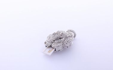 Lucu Perak Flower Pendant Perhiasan USB Flash Drive 2.0 4GB 8GB 16GB