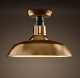 Hitam Rumah Loft Vintage Lampu Ceiling E27 Aluminium Lampu Ceiling