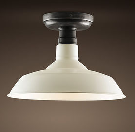 Hitam Rumah Loft Vintage Lampu Ceiling E27 Aluminium Lampu Ceiling