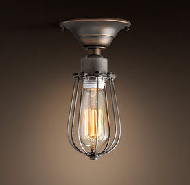 Hitam Retro Ceiling Light Nordic Industri Lampu Ceiling Untuk Dining Room