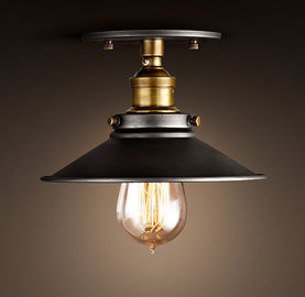 Aluminium Besi Hanging Ceiling Lights pijar Ceiling Lamp Bed Room