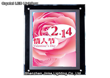 Profesional Kristal Hanging A5 LED Ceiling Light Box Dengan CE / ROHS