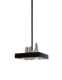 Bulat Atau Kotak Logam Led Chandelier Lampu Brilliant Chandelier Halus Hanging