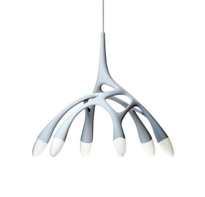 Hotel Branch Mewah Kaca langit-langit Chandelier Resin Bird Paw Chandelier di langit-langit
