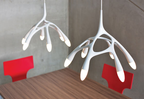 Hotel Branch Mewah Kaca langit-langit Chandelier Resin Bird Paw Chandelier di langit-langit