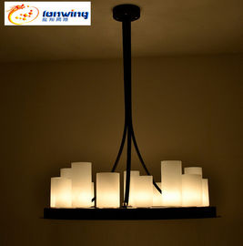 Canggih Putaran Led Chandelier Lampu 20 Lilin 4 Led lampu Restaurant Bar
