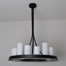 Canggih Putaran Led Chandelier Lampu 20 Lilin 4 Led lampu Restaurant Bar