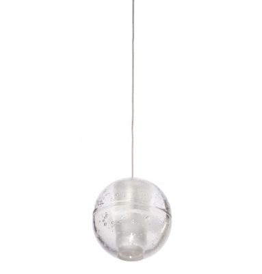 Jelas Kristal Kaca Bola Led Chandelier Lampu Transparan Ditangguhkan Pendant