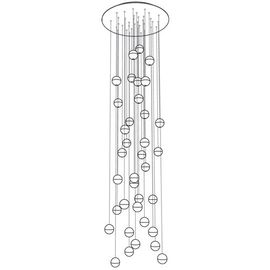 Jelas Led Chandelier Lampu