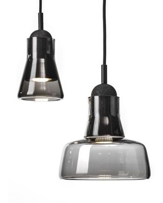 Indoor Dekorasi Lampu Led Untuk Chandelier asap abu-abu Pendant Lights Untuk Bar