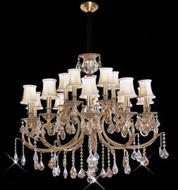 Swarovski Crystal LED Chandelier Lampu dengan 30 Senjata CE / RoHS