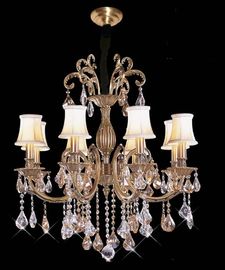 Swarovski Crystal LED Chandelier Lampu dengan 30 Senjata CE / RoHS