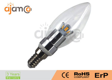 3000K Indoor LED Candle Light Bulbs Hemat Energi 280lm 36x104 mm