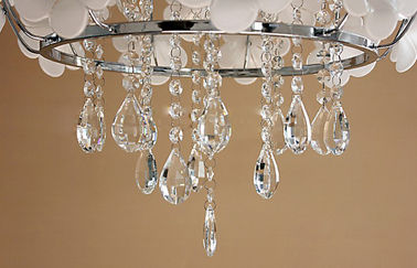 Lukisan Finishing K9 Kristal Chandelier Lampu Untuk Dining Room