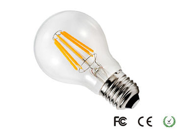 630lm 6W Dimmable LED Filament Bulb Globe Berbentuk Led Light Bulbs Untuk Kamar Tidur