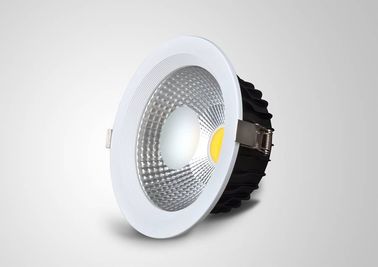 10Watt LED Downlight Untuk Meeting Room Ra 80 IP45 Hangat dimmable Adjustable Putih