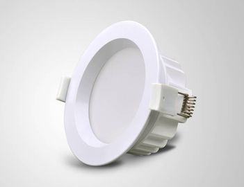 10Watt LED Downlight Untuk Meeting Room Ra 80 IP45 Hangat dimmable Adjustable Putih