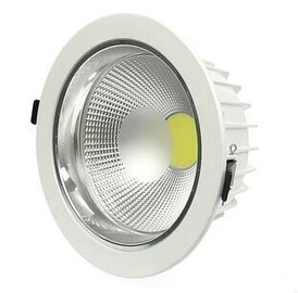 COB 30W 2700lm RA 80 3000K LED Downlight tersembunyi Dengan 120 Degrees Beam Angle