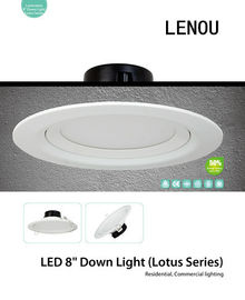 UL Listed IP50 240V LED Downlight tersembunyi untuk Living Room / Kitchen Pencahayaan