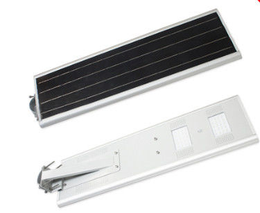 6m Tinggi 12W Lampu Putih Hangat Bridgelux IP66 luar Terpadu Surya LED Street