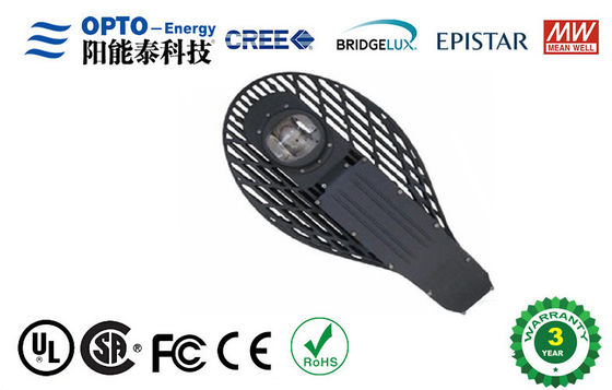 Jalan COB terbuka Led Street Light 50W Dengan Meanwell Dipimpin driver dengan Aluminium & Tempering Kaca