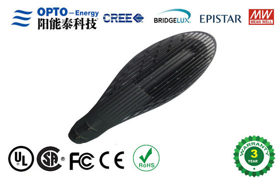 Jalan COB terbuka Led Street Light 50W Dengan Meanwell Dipimpin driver dengan Aluminium & Tempering Kaca
