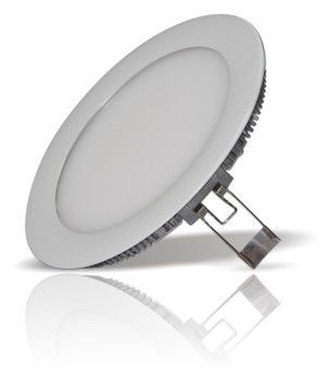 6W / 8W Putaran LED panel datar lampu langit-langit Untuk Ruang Rapat